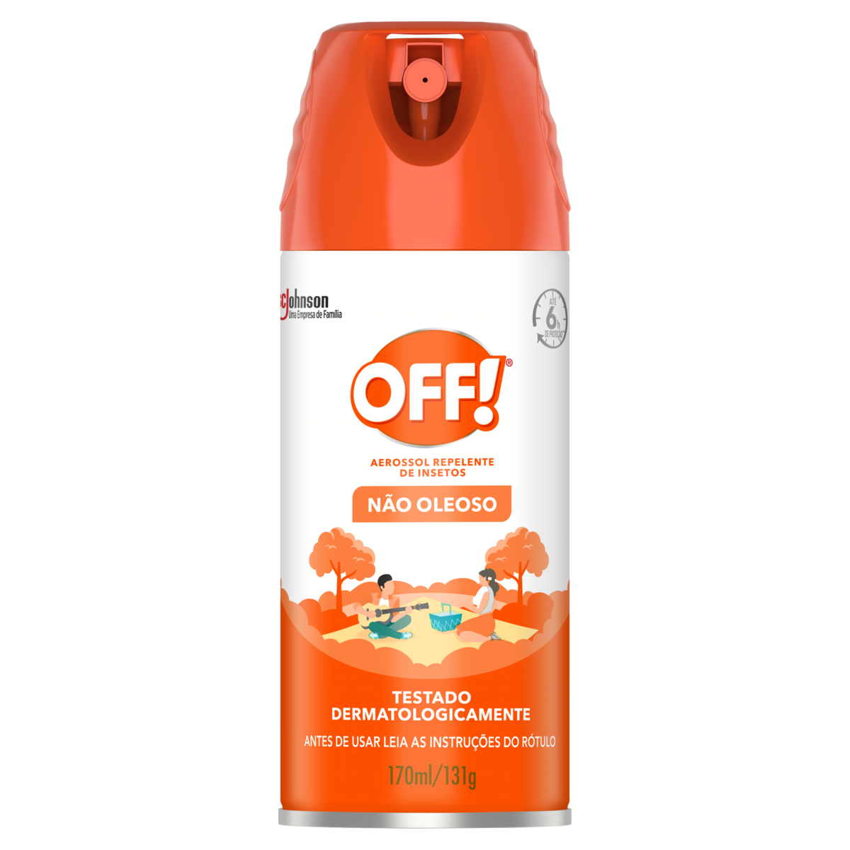 Repelente Aerossol Off! Frasco 170ml Spray