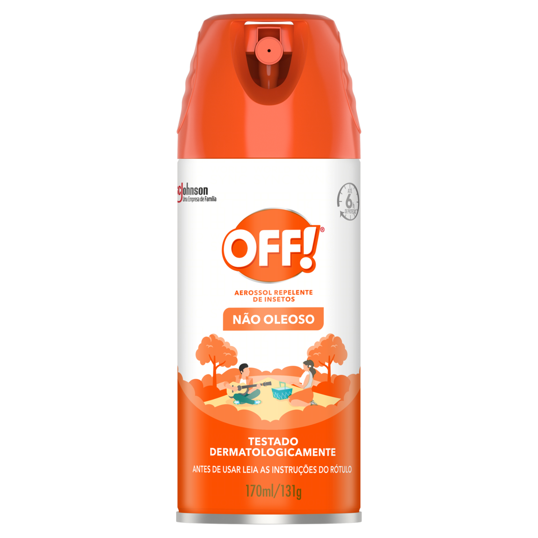 Repelente Aerossol Off! Frasco 170ml Spray