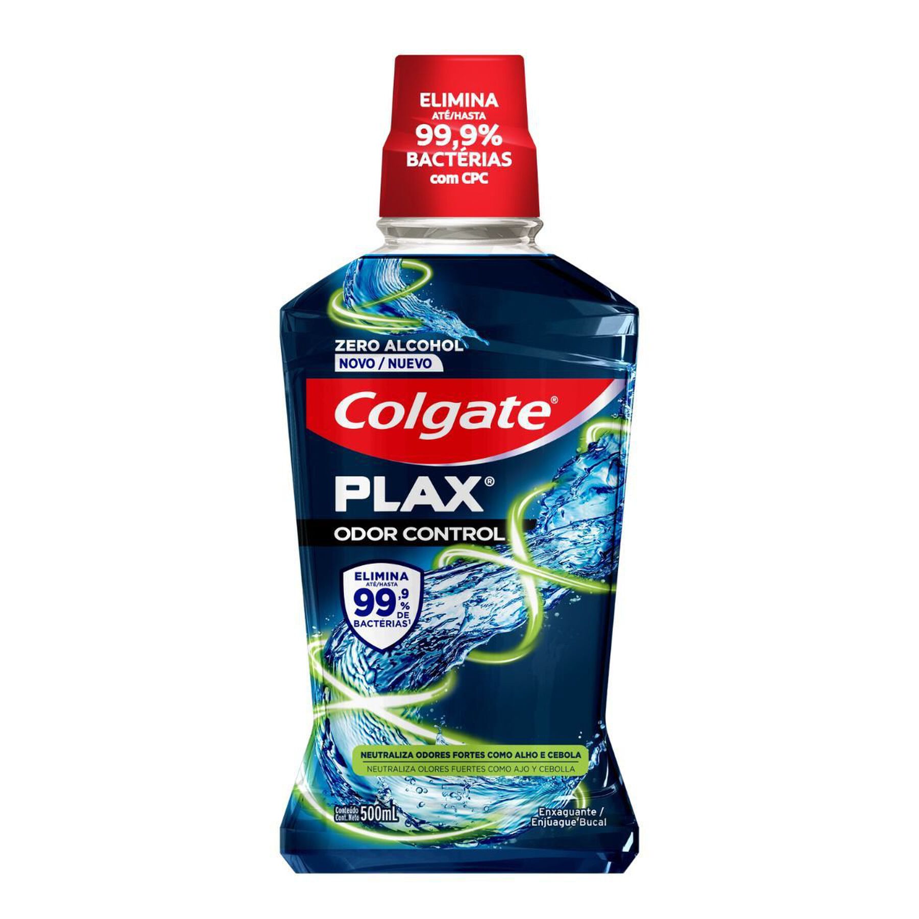Enxaguante Bucal Zero &Aacute;lcool Plax Odor Control Colgate Frasco 500ml&nbsp;