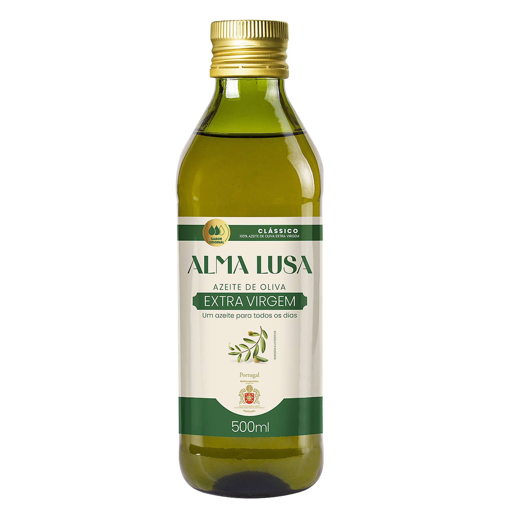 Azeite de Oliva Extra Virgem Alma Lusa Vidro 500ml