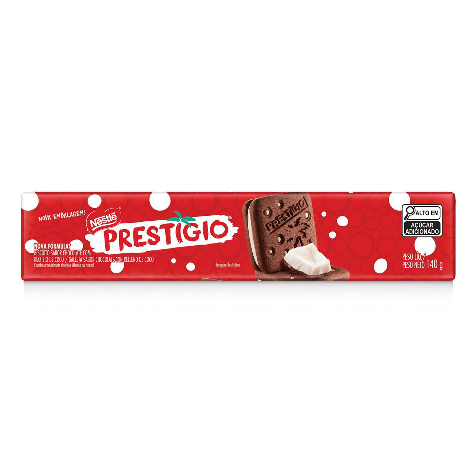 Biscoito Prestígio Nestlé Pacote 140g