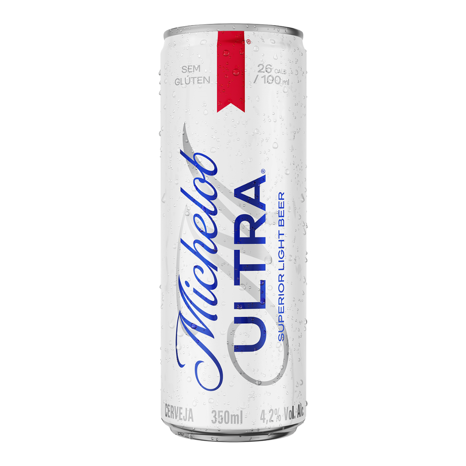 Cerveja Superior Light sem Gl&uacute;ten Michelob Ultra Lata 350ml
