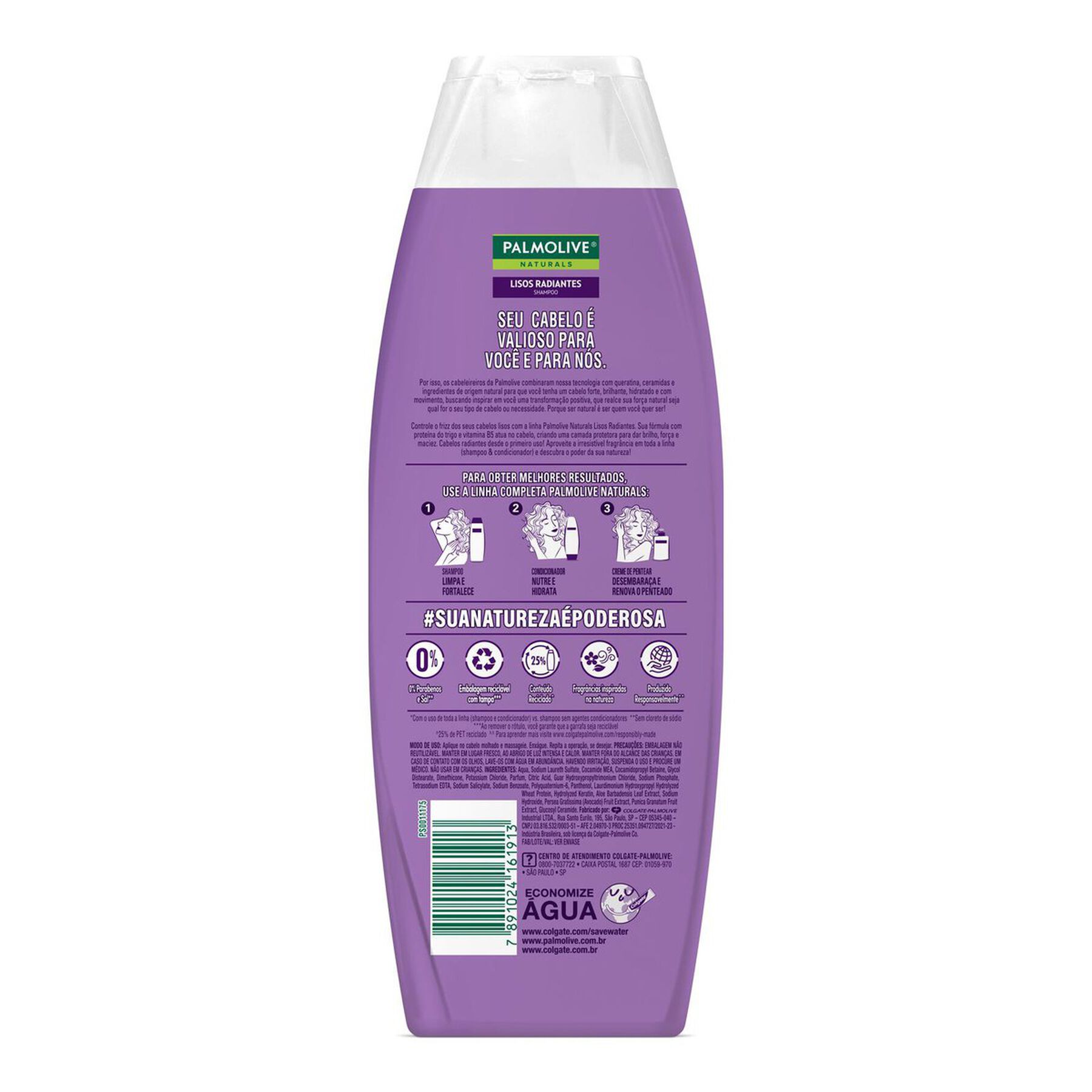 Shampoo Palmolive Naturals Nutri-Liss Frasco 350ml&nbsp;
