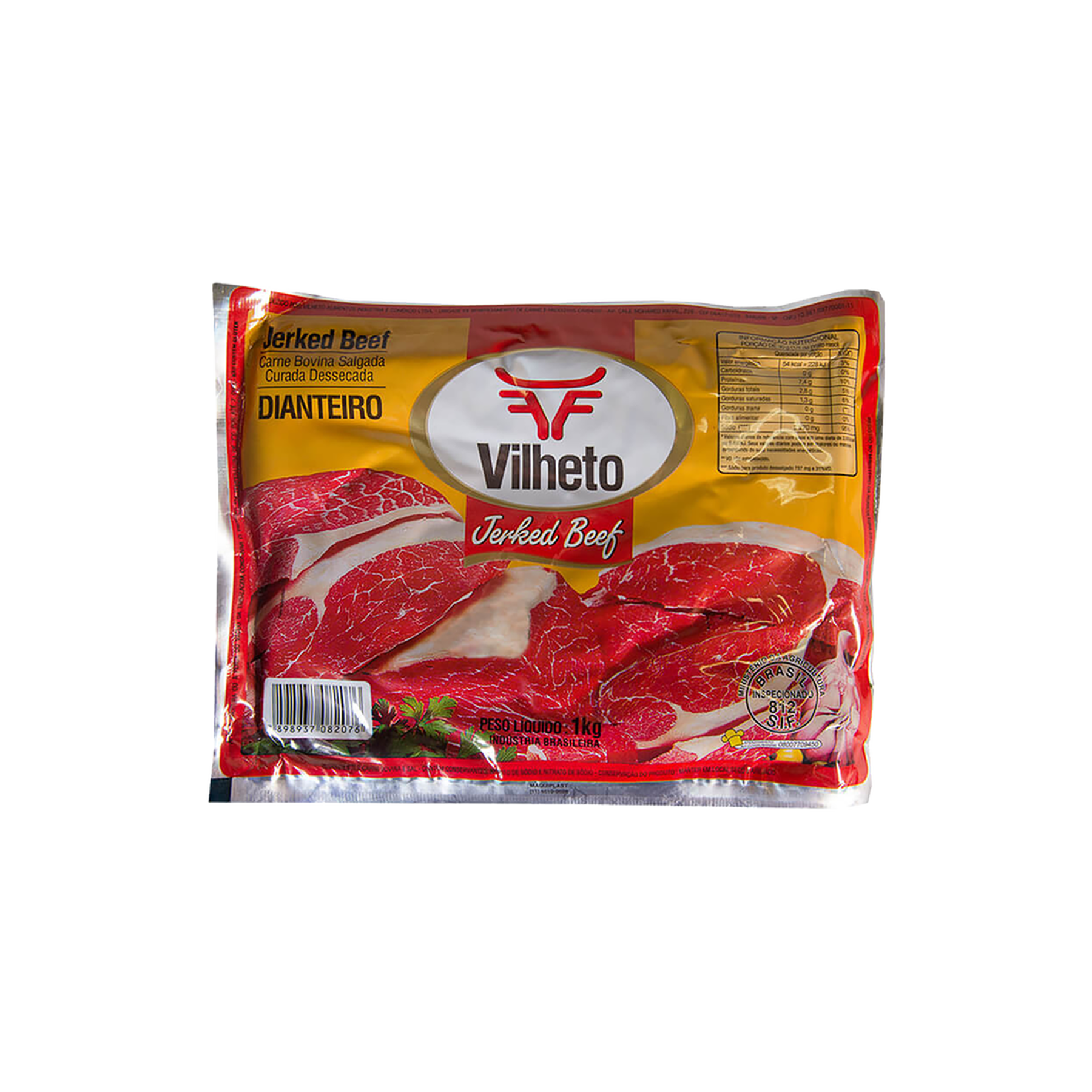 Jerked Beef Dianteiro Vilheto 1kg