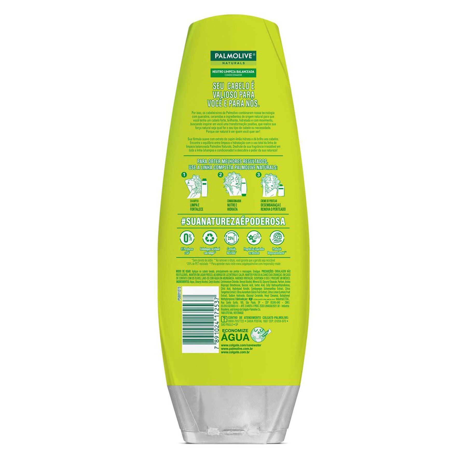 Condicionador Neutro Palmolive Naturals Frasco 350ml