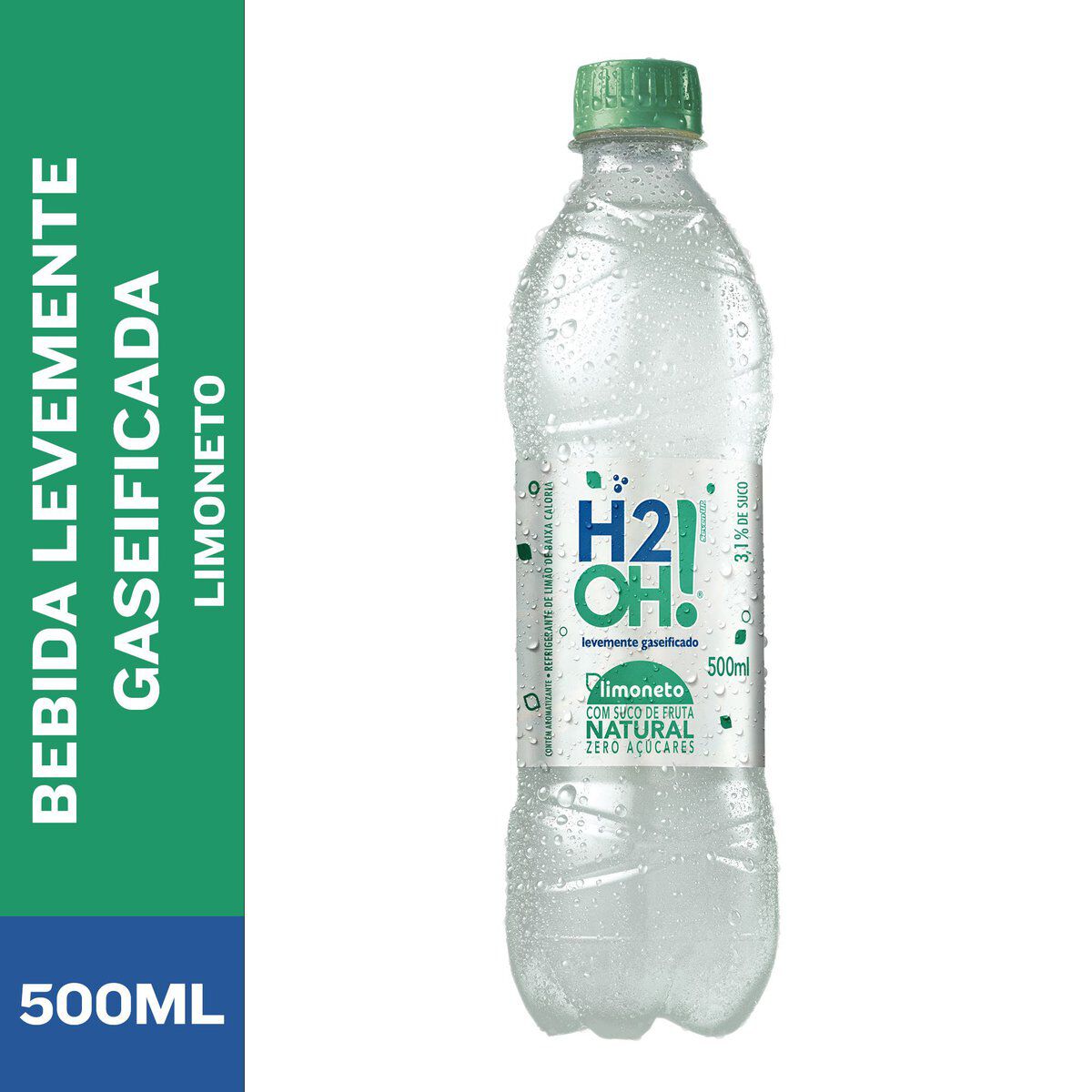 Refrigerante h2oh Limoneto 500ml Garrafa