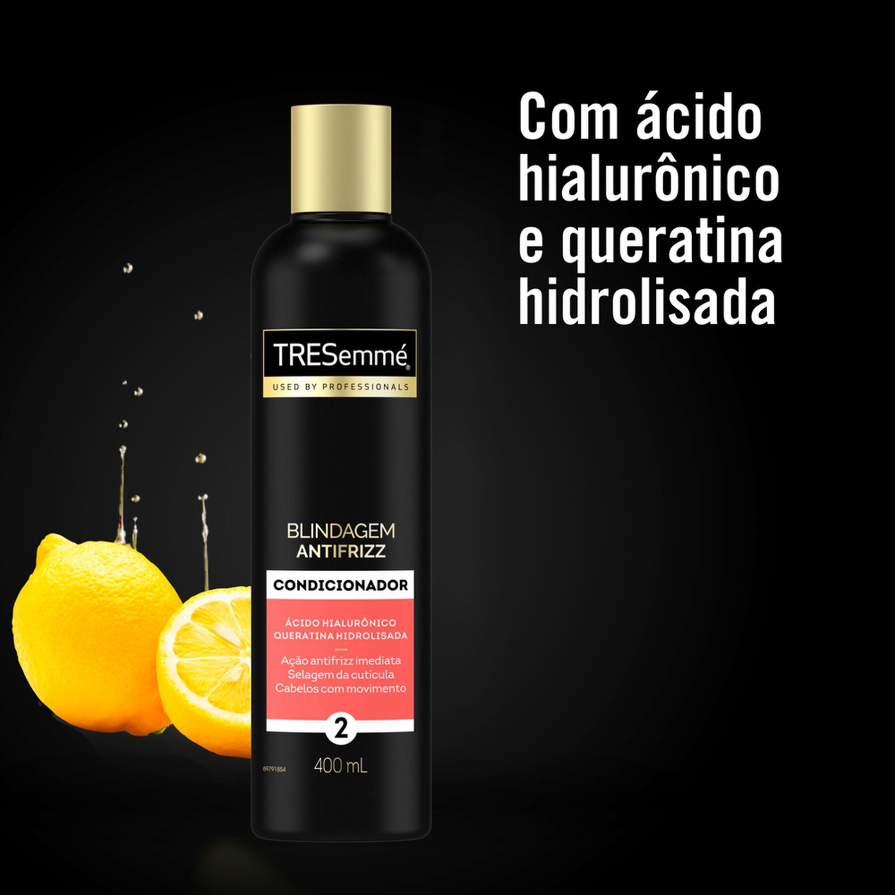 Condicionador Blindagem Antifrizz Tresemmé Frasco 400ml