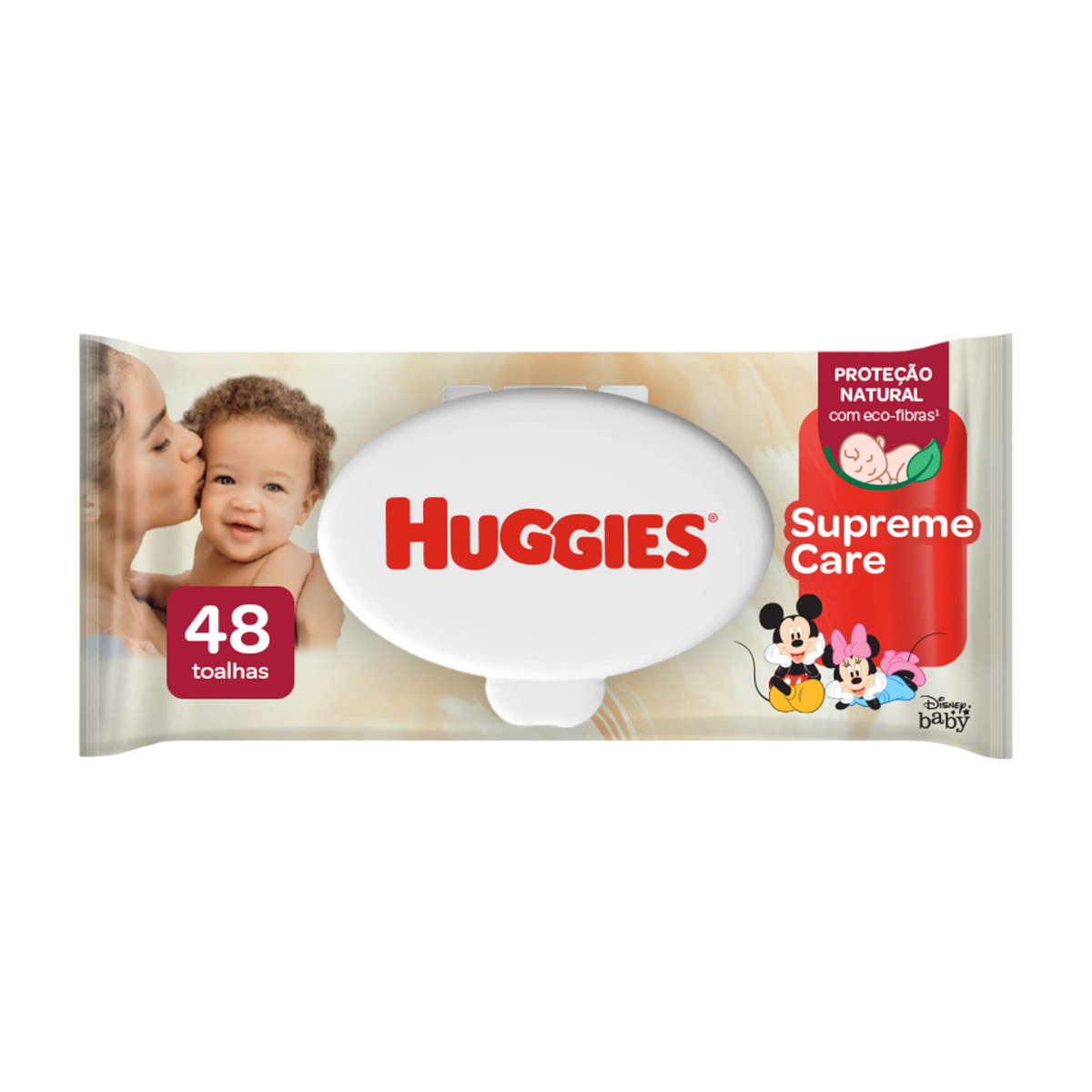 Toalha Umedecida Supreme Care Huggies Pacote C/48 Unidades