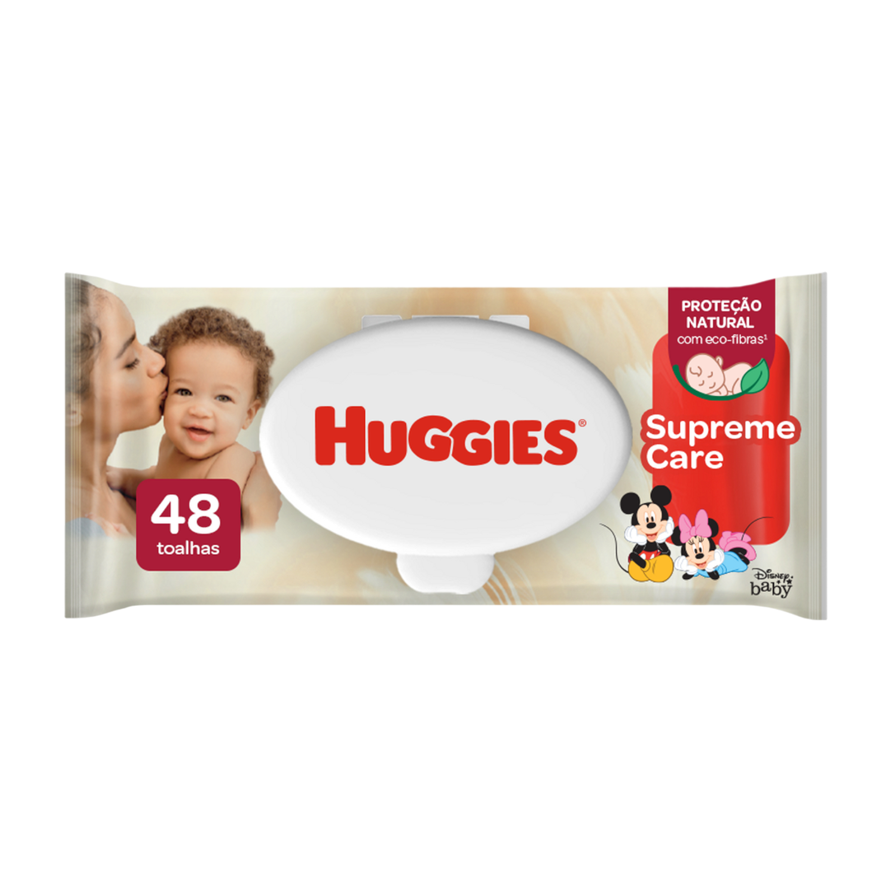 Toalha Umedecida Supreme Care Huggies Pacote C/48 Unidades