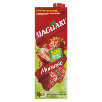 Bebida Adoçada Morango Maguary Caixa 1l