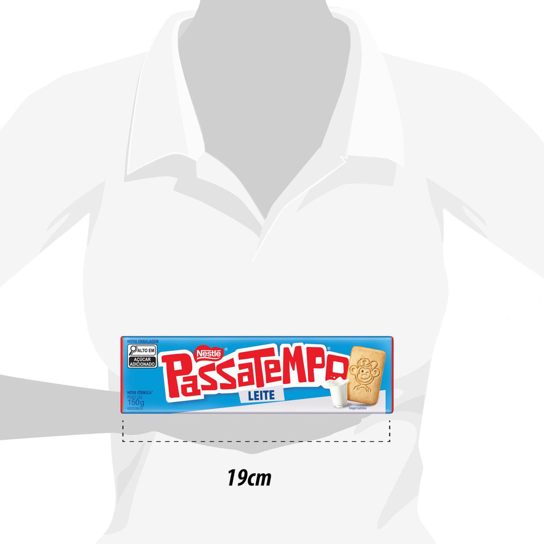 Biscoito de Leite Passatempo Nestlé 150g