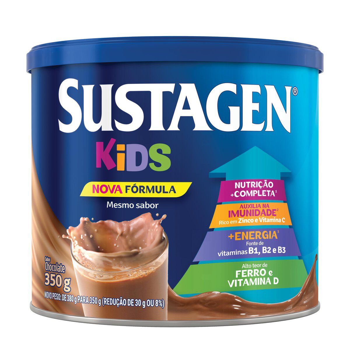Complemento Alimentar Chocolate Sustagen Kids Lata 380g