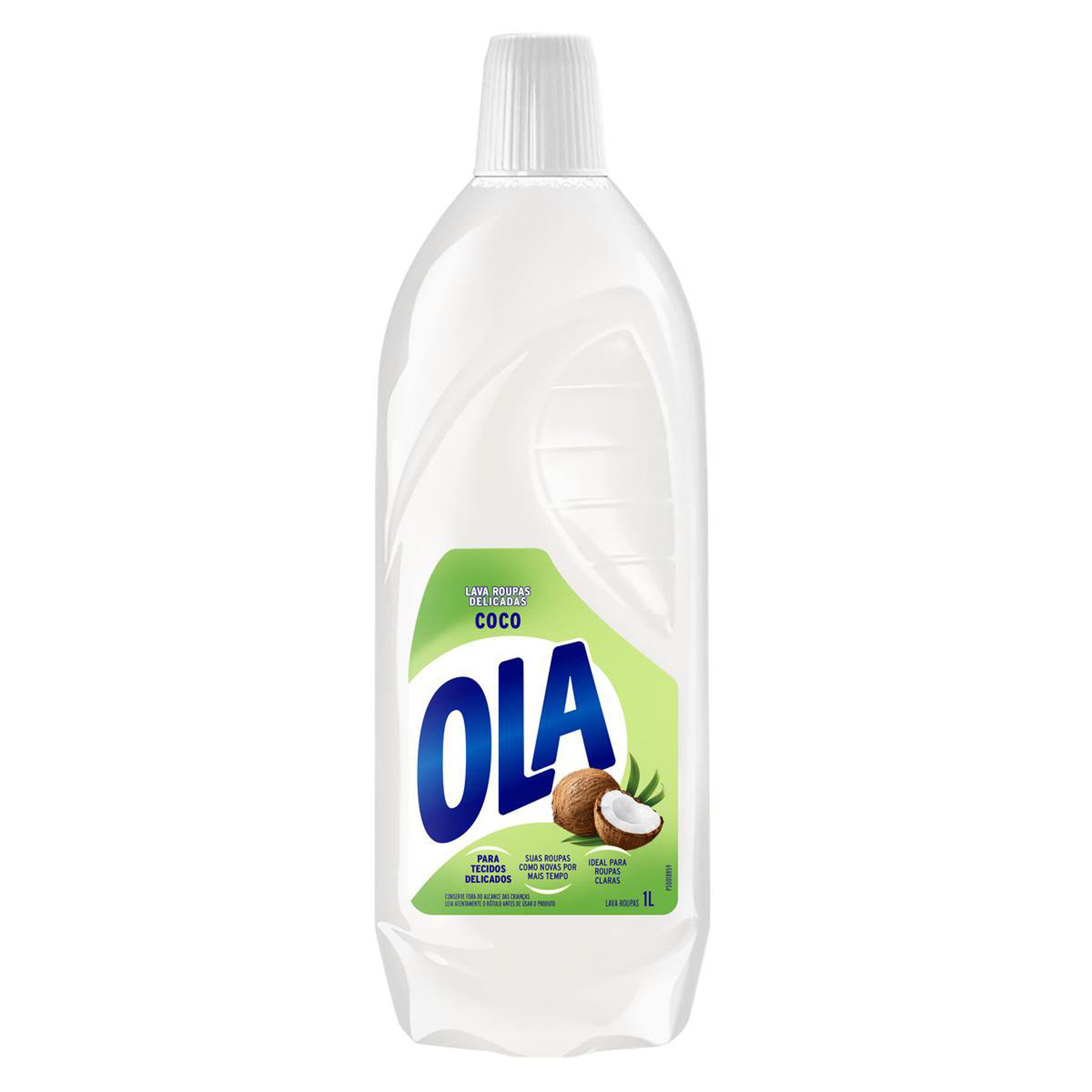 Sabão Líquido Roupas Delicadas Coco Ola Frasco 1l