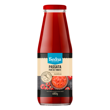 Passata Purê de Tomate Rústica Sedna 680g