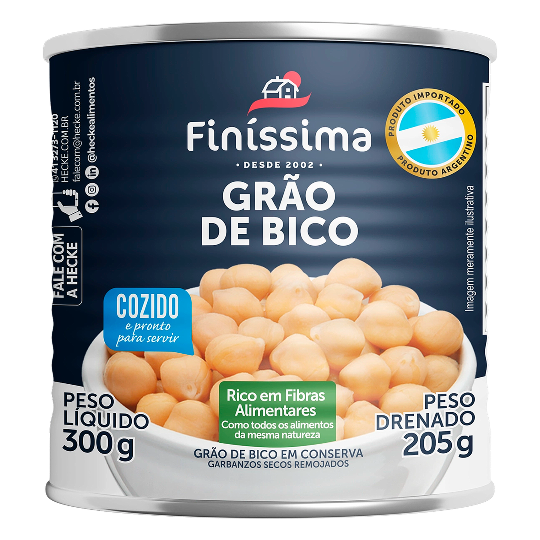 Gr&atilde;o de Bico Fin&iacute;ssima Lata 300g