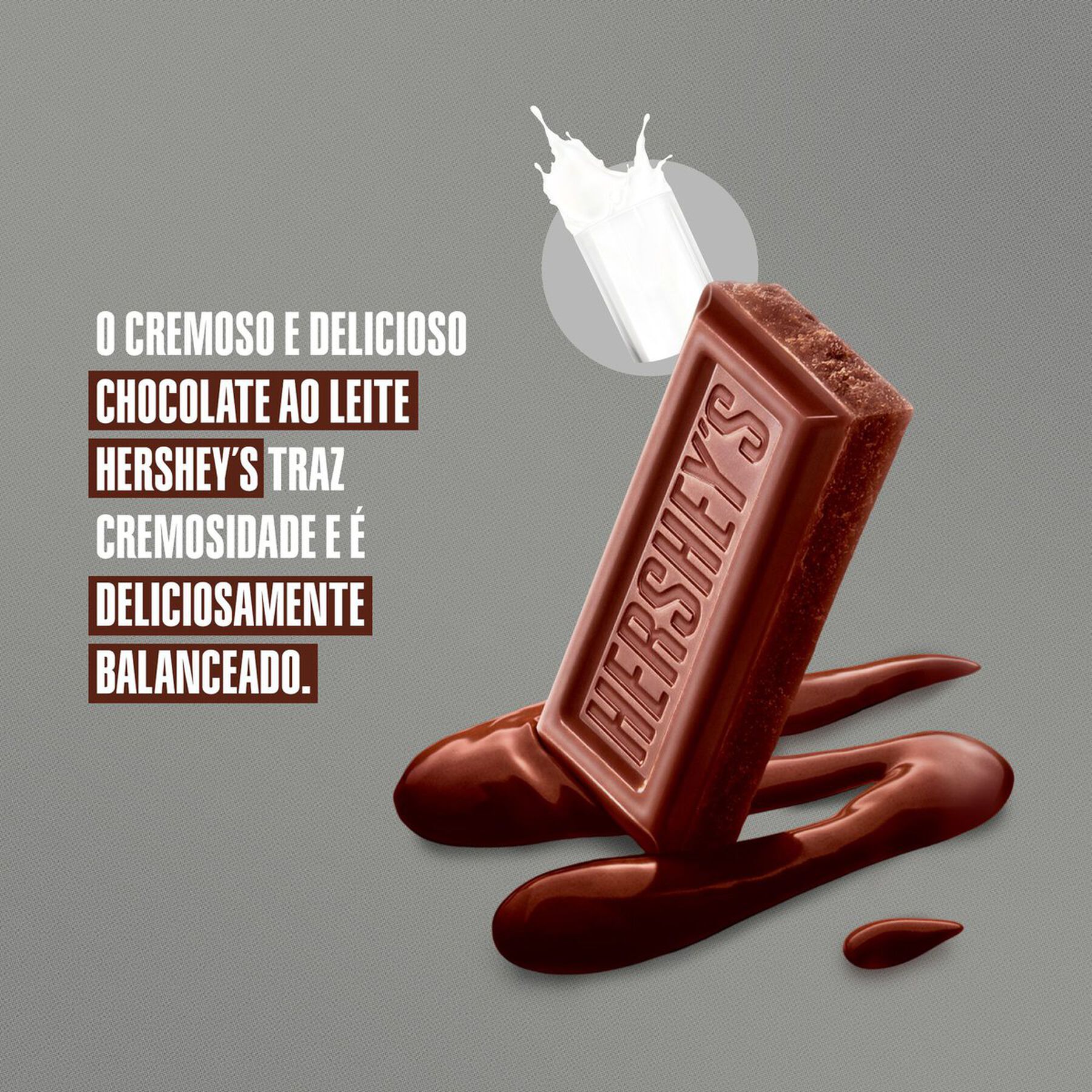 Barra de Chocolate ao Leite Hershey's Pacote 82g