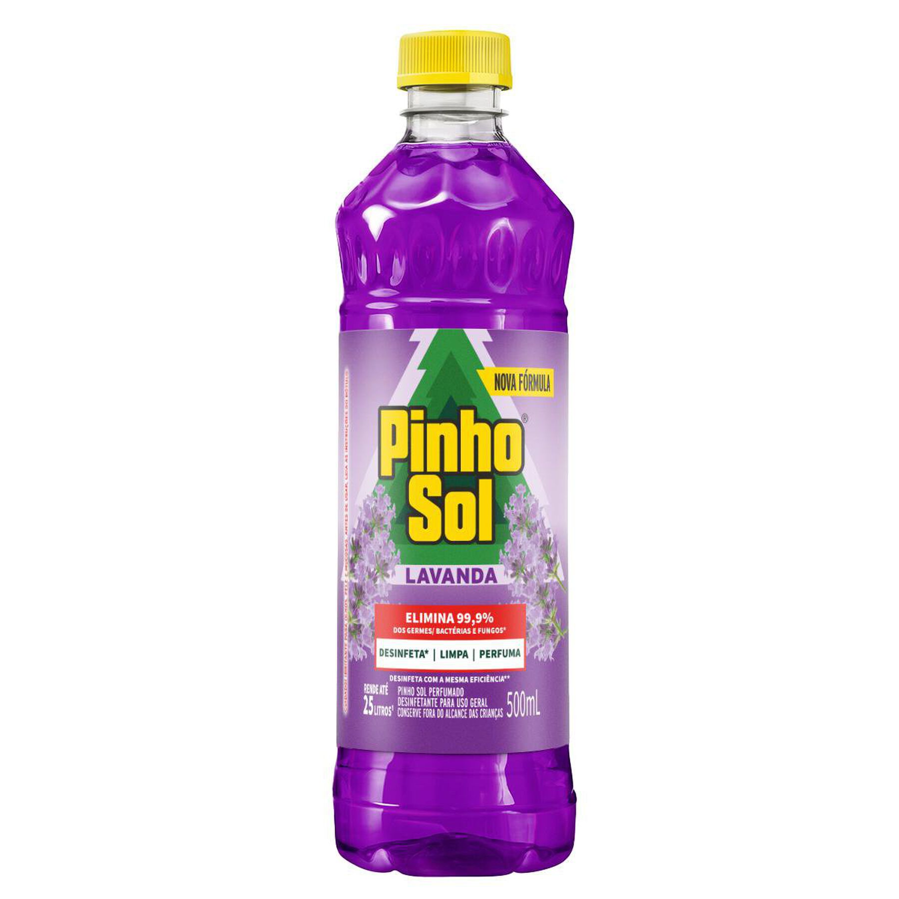 Desinfetante Uso Geral Lavanda Pinho Sol Frasco 500ml