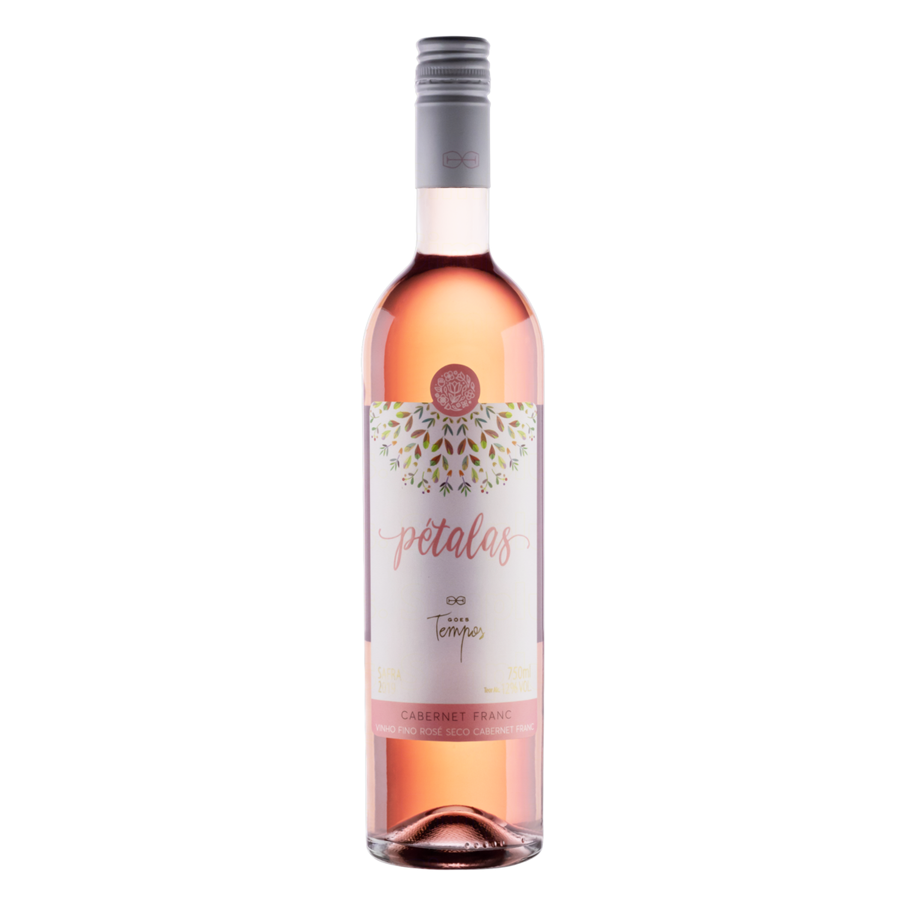 Vinho Rosé Seco Cabernet Franc Pétalas Góes Tempos Garrafa 750ml