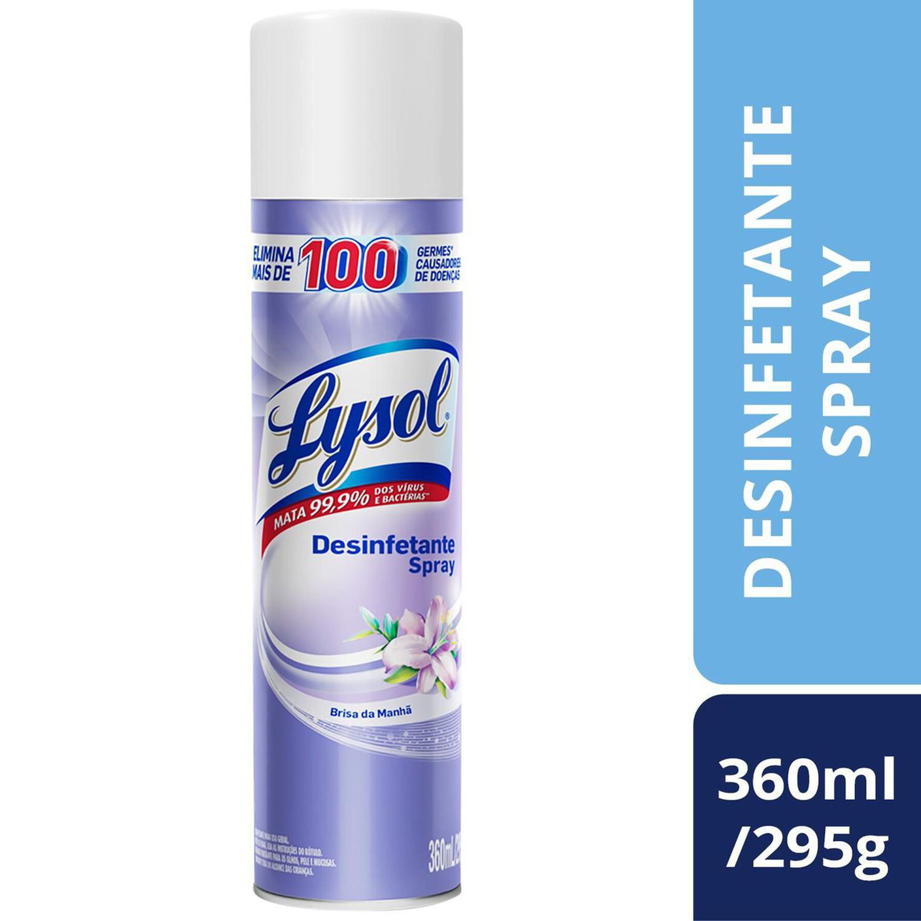 Desinfetante Uso Geral Spray Brisa da Manh&atilde; Lysol Frasco 360ml