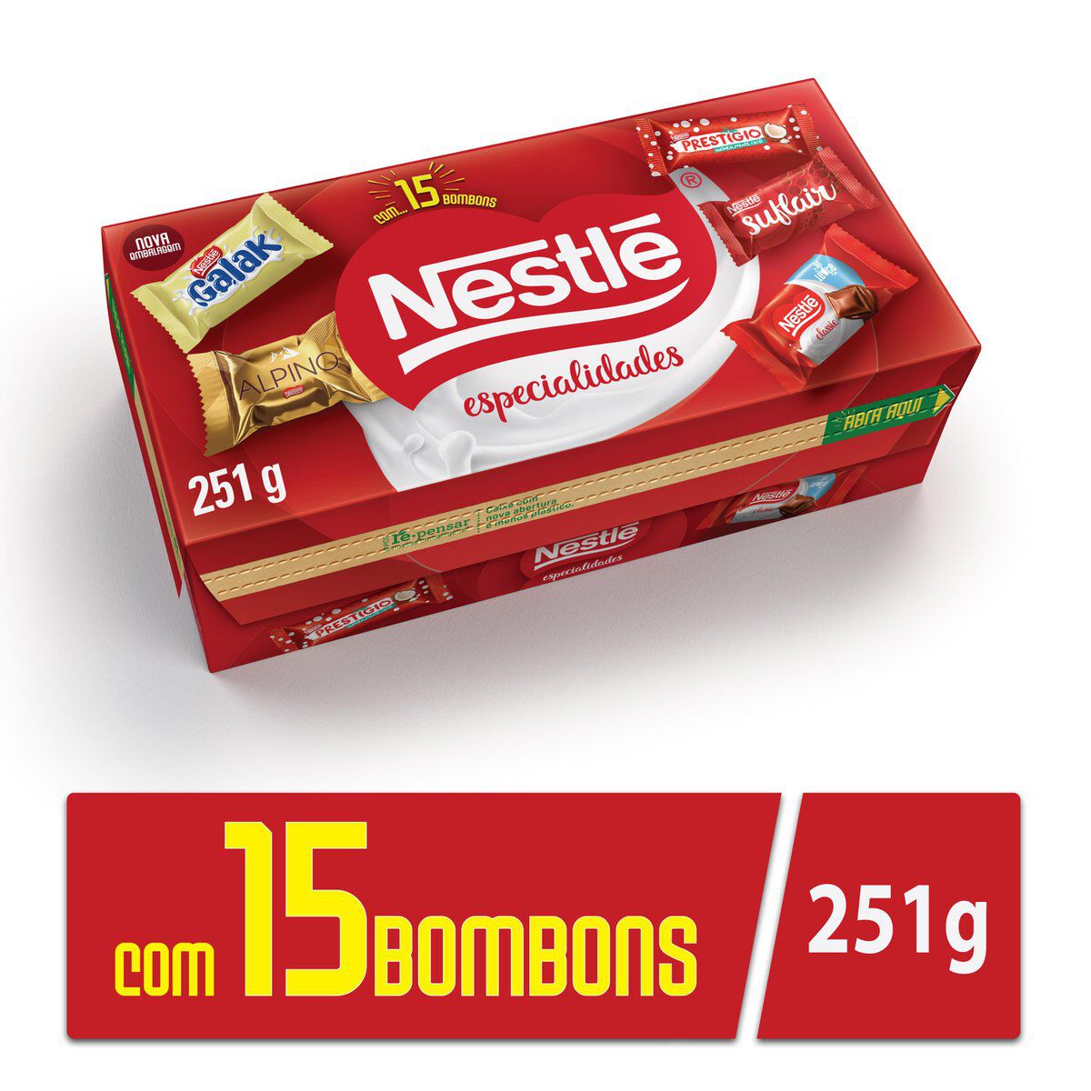Bombom Nestl&eacute; Especialidades Caixa 251g