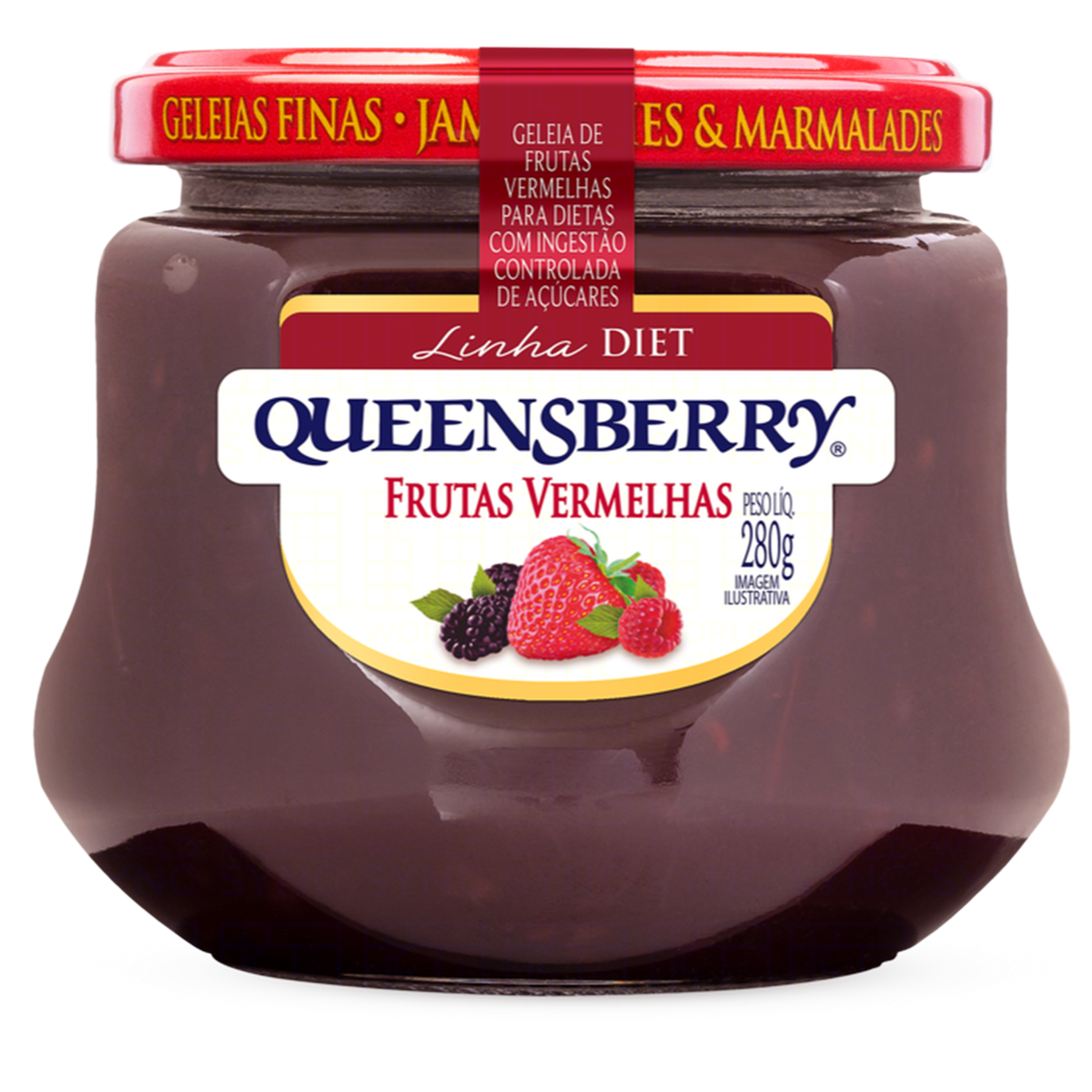 Geleia de Frutas Vermelhas Diet Queensberry Vidro 280g