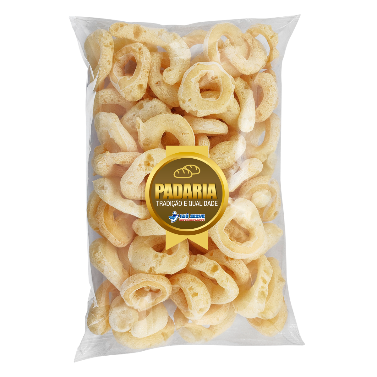 Biscoito de Polvilho Argola Ja&uacute; Serve Pacote 120g