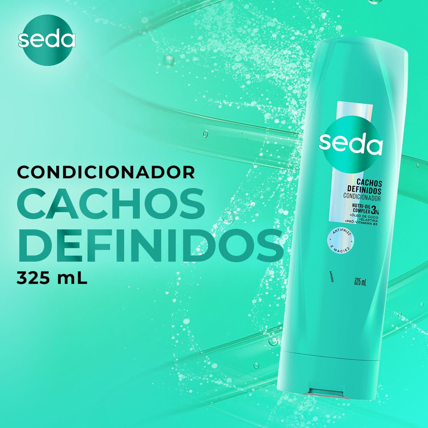 Condicionador Cachos Definidos Seda Frasco 325ml