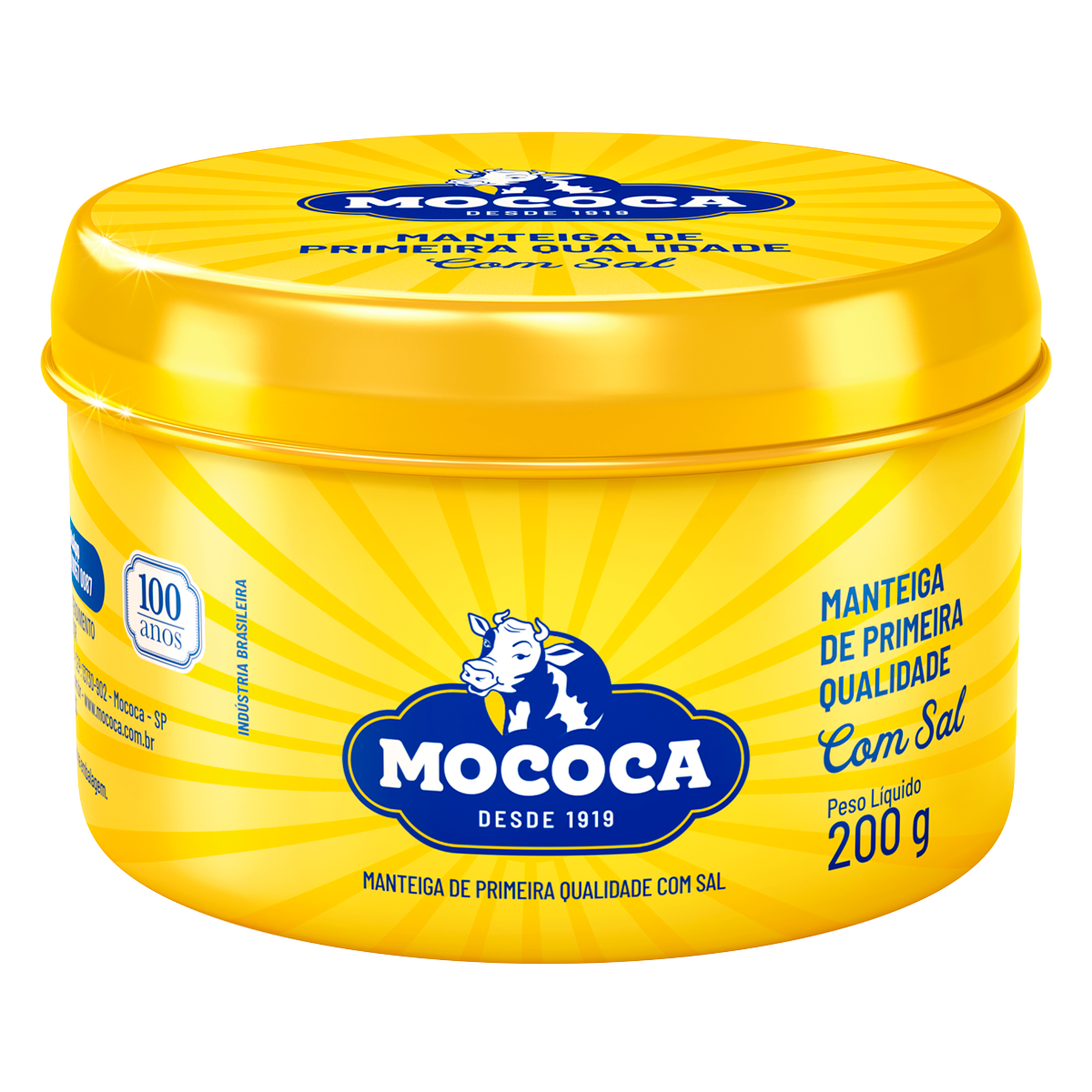 Manteiga com Sal Mococa Lata 200g