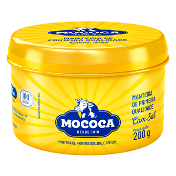 Manteiga com Sal Mococa Lata 200g