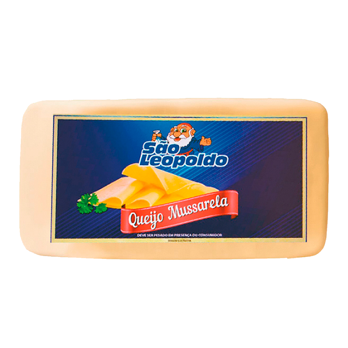 Queijo Mussarela S&atilde;o Leopoldo Fatiado aprox. 150g