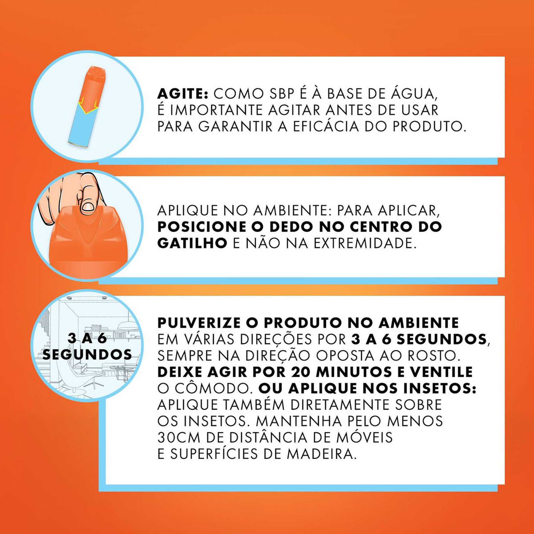 Inseticida Aerossol Anti Aedes Aegypti sem Cheiro Noites Tranquilas SBP Frasco 360ml - Embalagem Econ&ocirc;mica