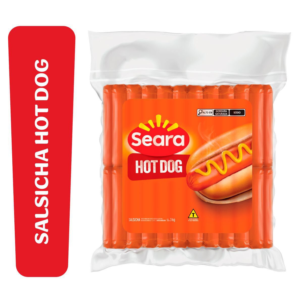 Salsicha Hot Dog Seara aprox. 451g