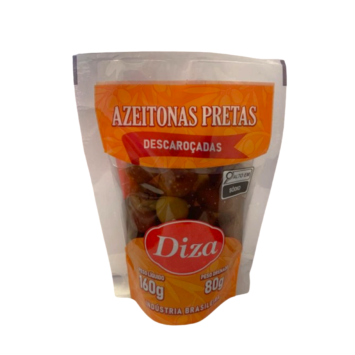 Azeitona Preta Sem Caro&ccedil;o Diza Sach&ecirc; 80g