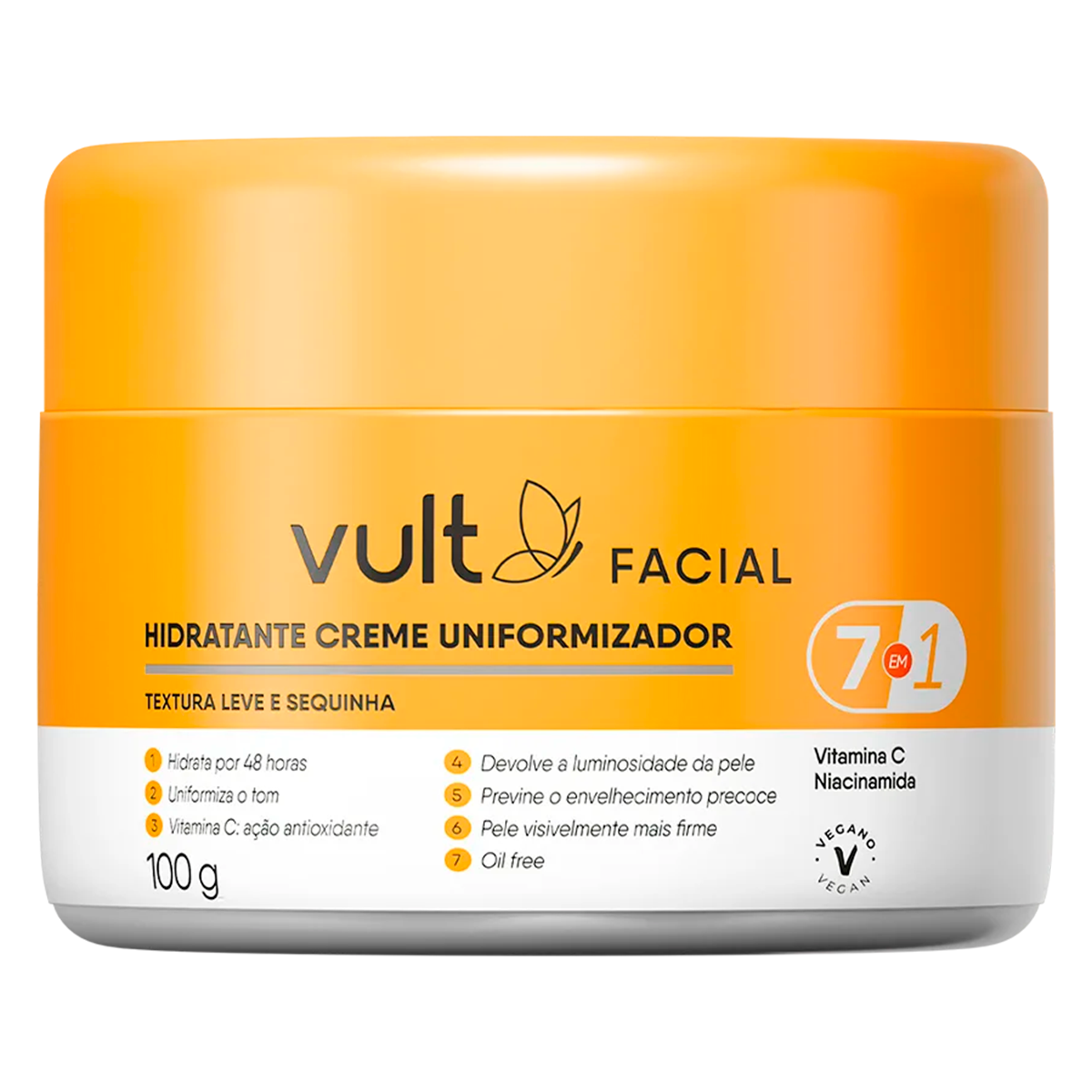 Hidratante Creme Uniformizador Facial Vult 100g