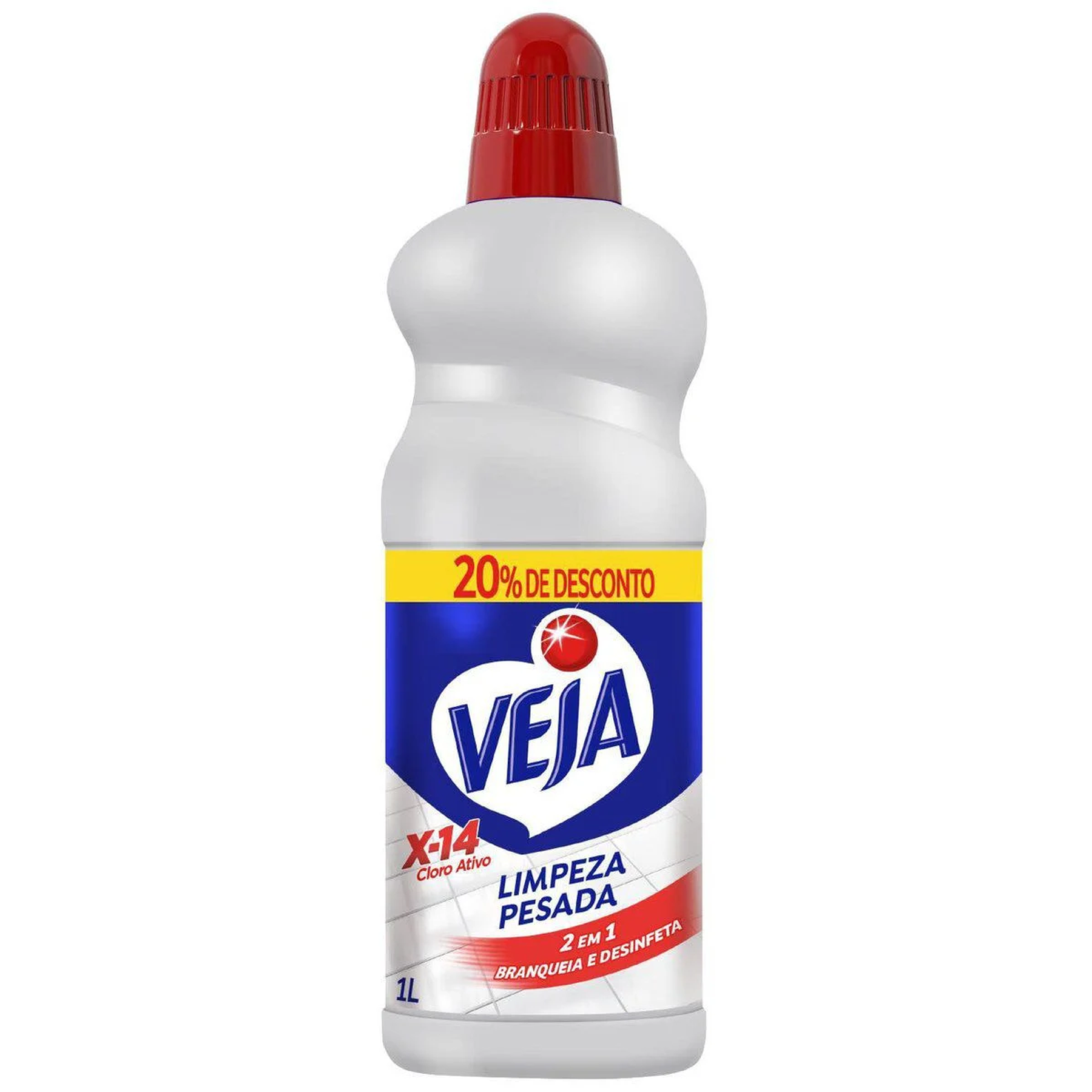 Limpador Limpeza Pesada Veja X-14 Frasco 1l Gr&aacute;tis 20% de Desconto&nbsp;