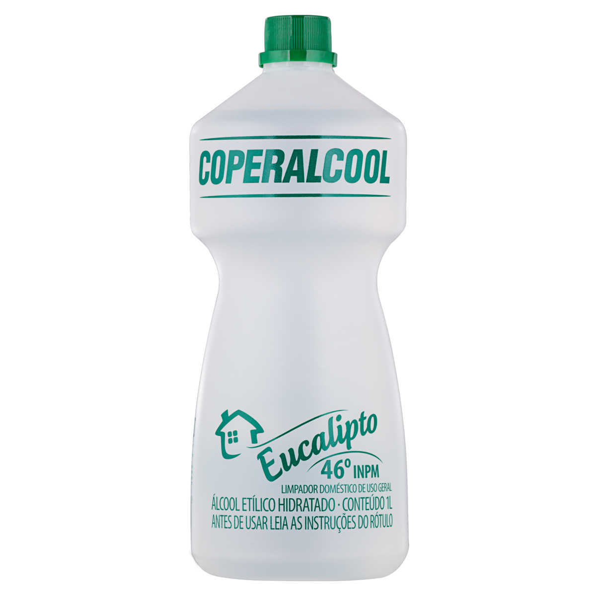 &Aacute;lcool L&iacute;quido 46&ordm; INPM Eucalipto Coperalcool Frasco 1l