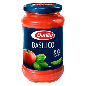 Molho de Tomate com Basílico Barilla Vidro 400g