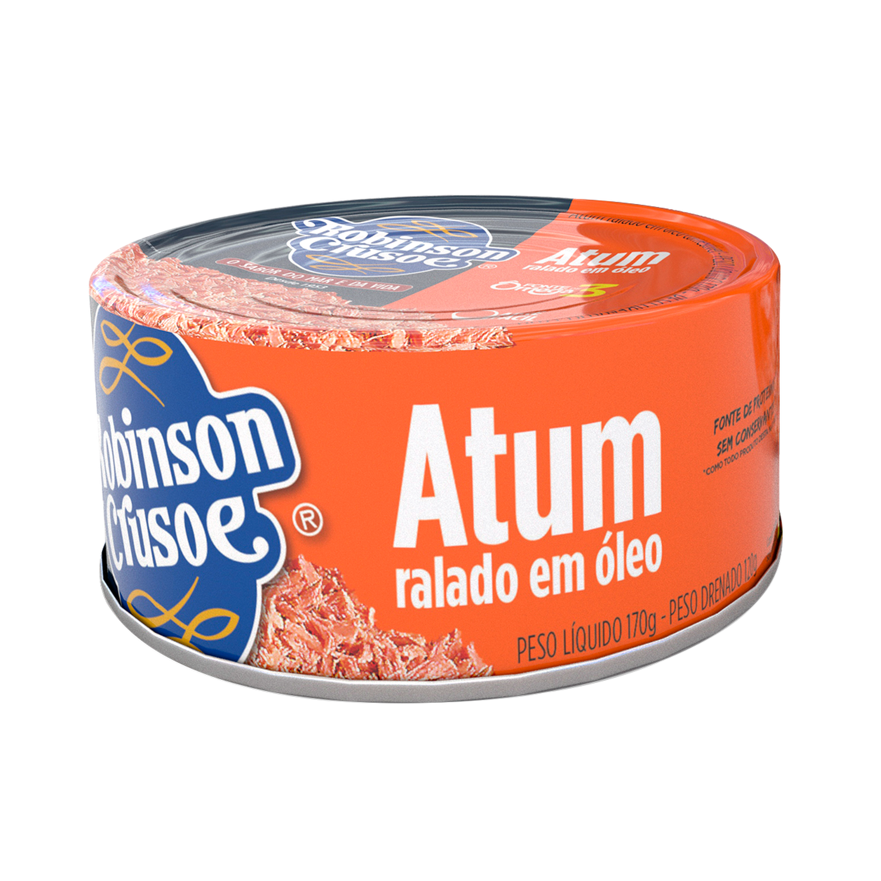 Atum Ralado em Óleo Robinson Crusoe Lata 170g