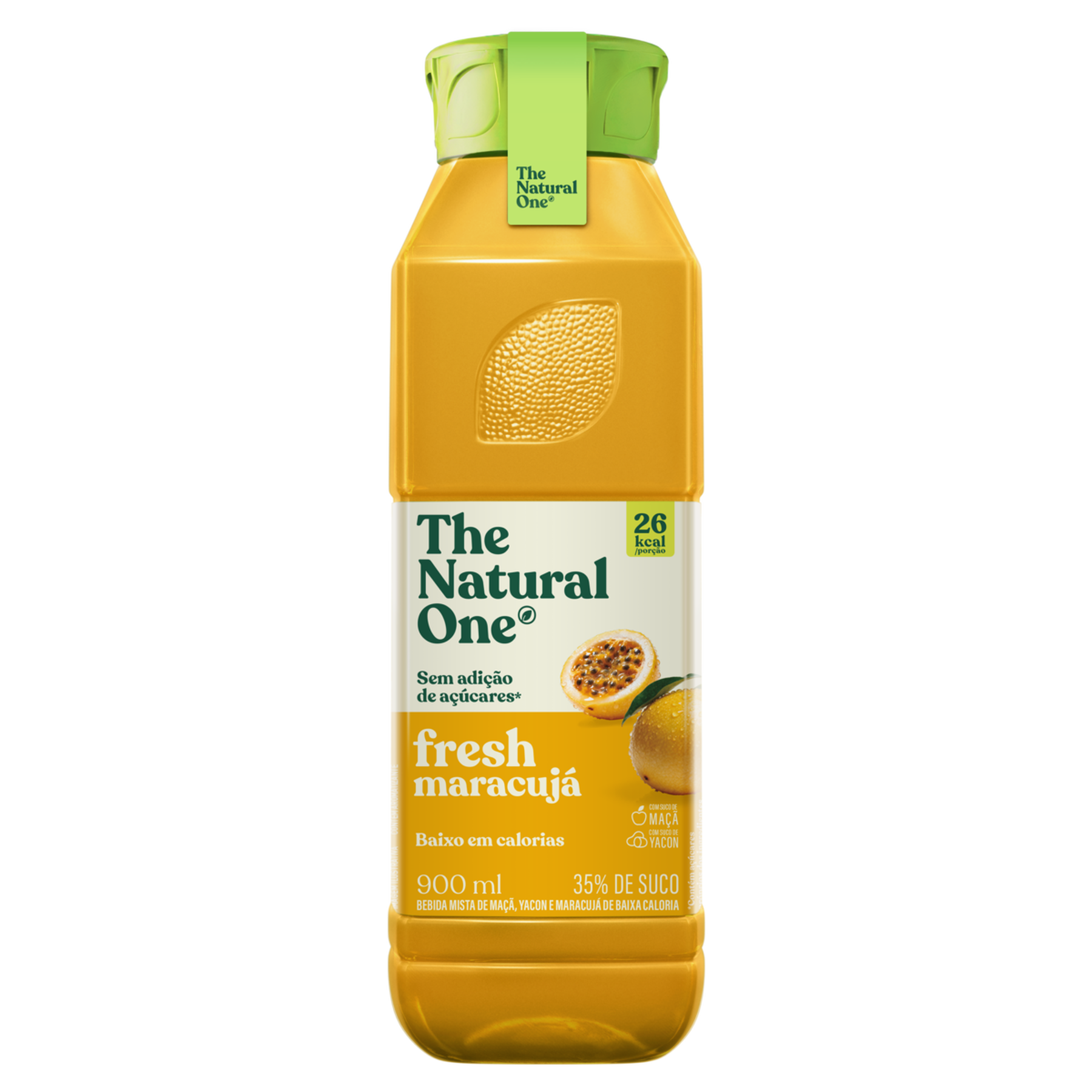 Bebida Mista Ma&ccedil;&atilde;, Yacon e Maracuj&aacute; The Natural One Fresh Ambiente Garrafa 900ml