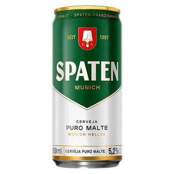 Cerveja Munich Helles Puro Malte Spaten Lata 269ml