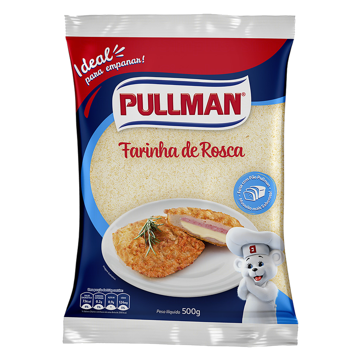 Farinha de Rosca Pullman Pacote 500g&nbsp;