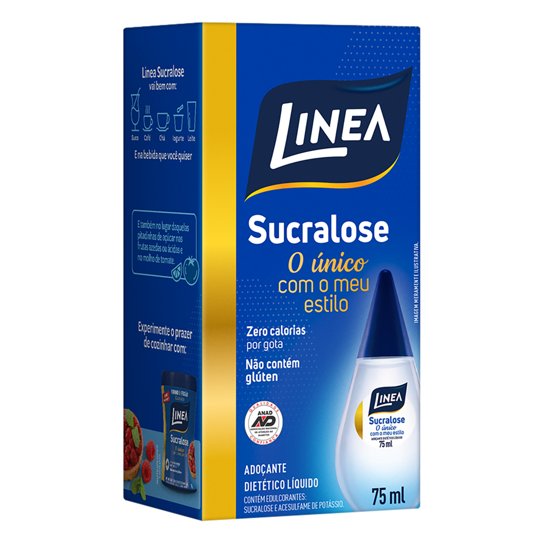 Adoçante Líquido Sucralose Linea Caixa 75ml