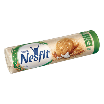 Biscoito Integral Coco Nestlé Nesfit Pacote 160g