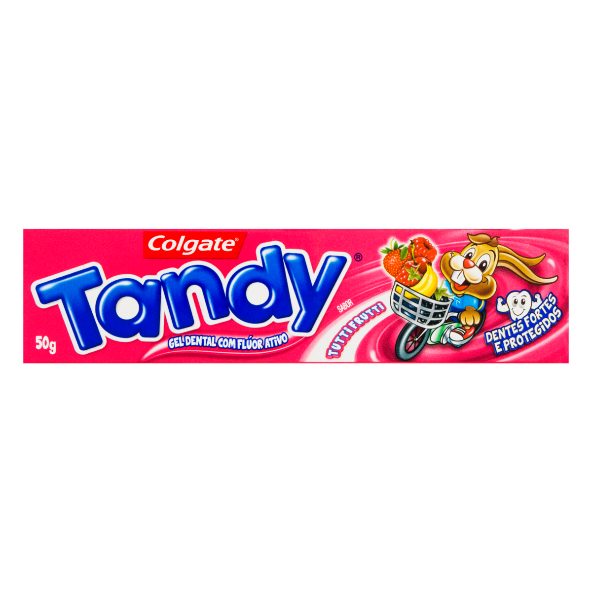 Gel Dental Infantil com Fl&uacute;or Tutti Frutti Tandy Colgate Caixa 50g&nbsp;