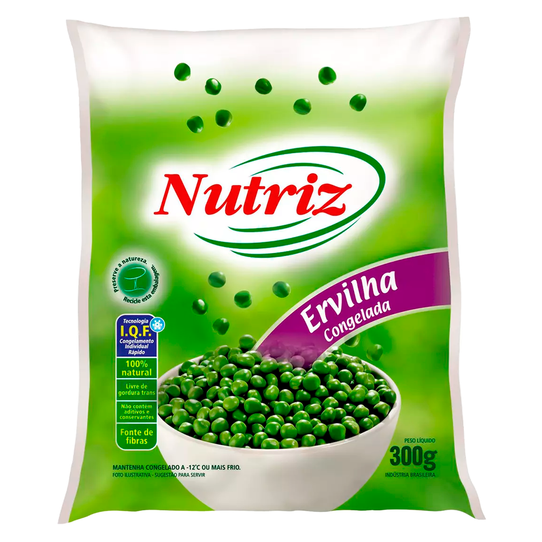 Ervilha Congelada Nutriz Pacote 300g