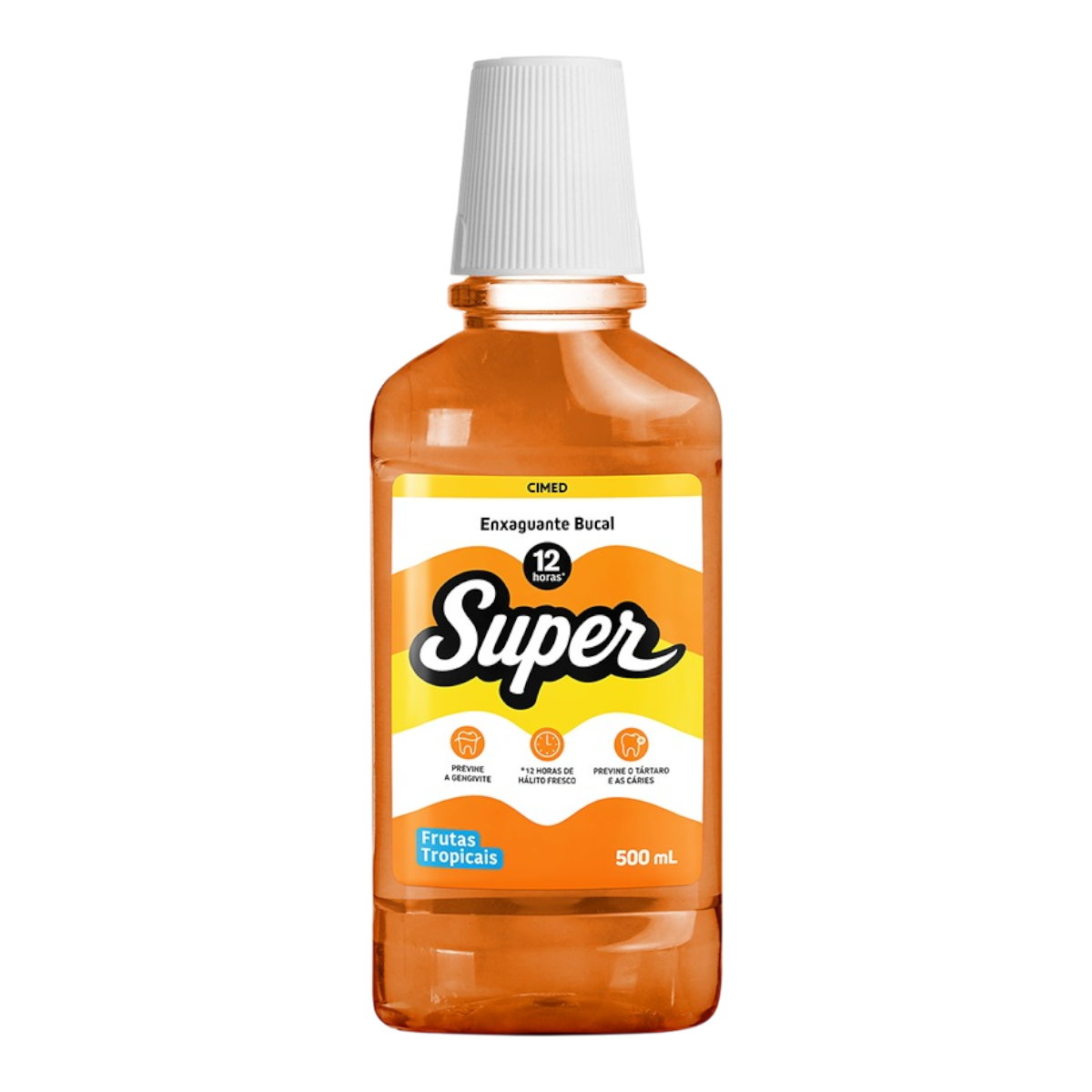 Enxaguante Bucal Frutas Tropicais Super Frasco 500ml