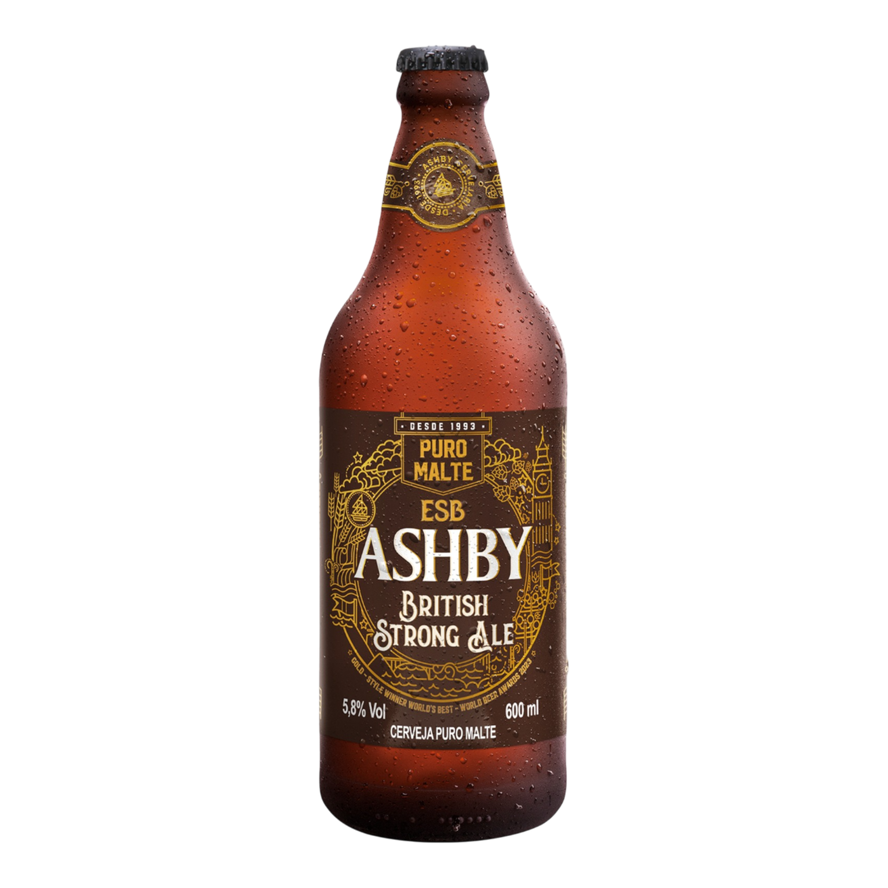 Cerveja British Ashby Garrafa 600ml