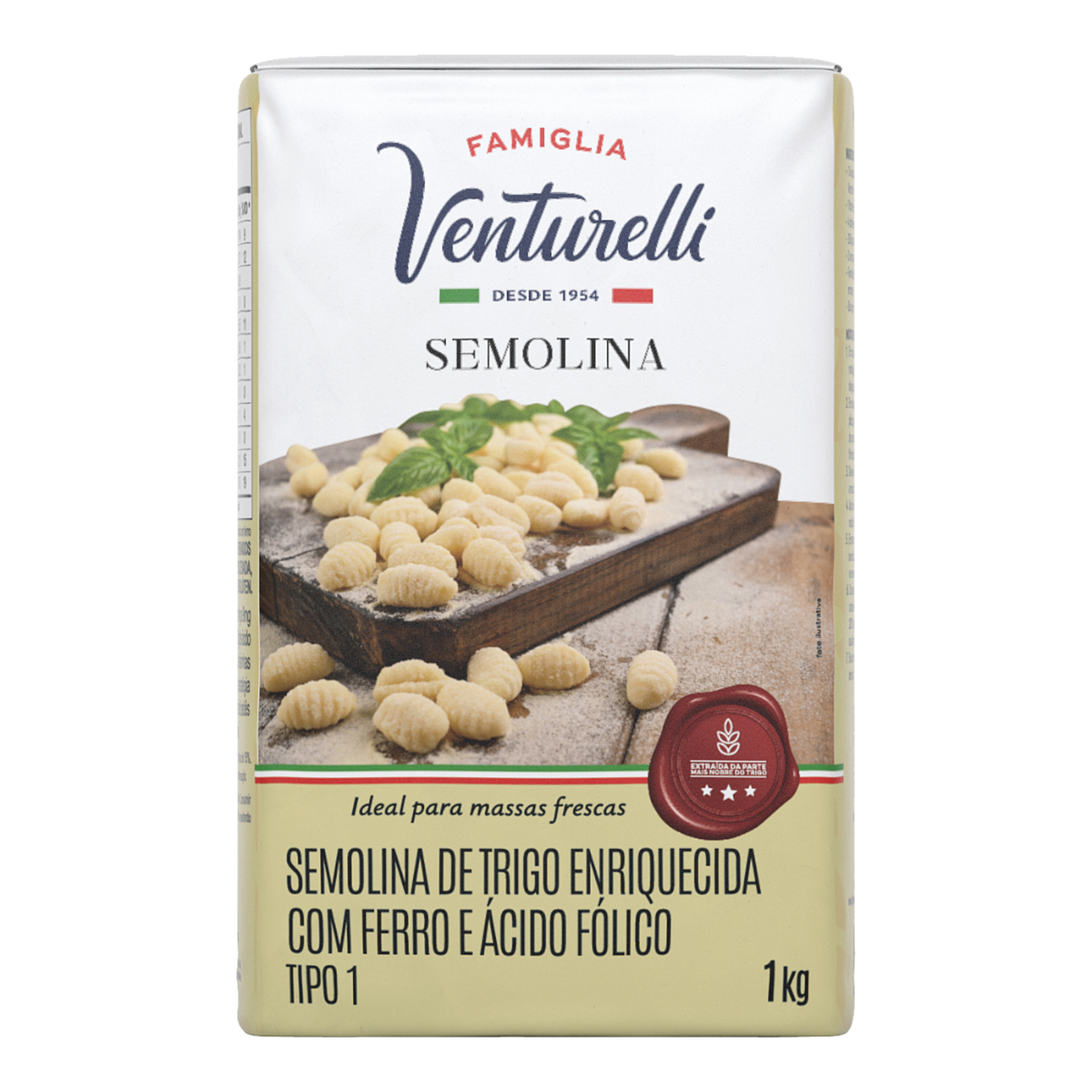 Farinha Semolina de Trigo Venturelli Pacote 1kg