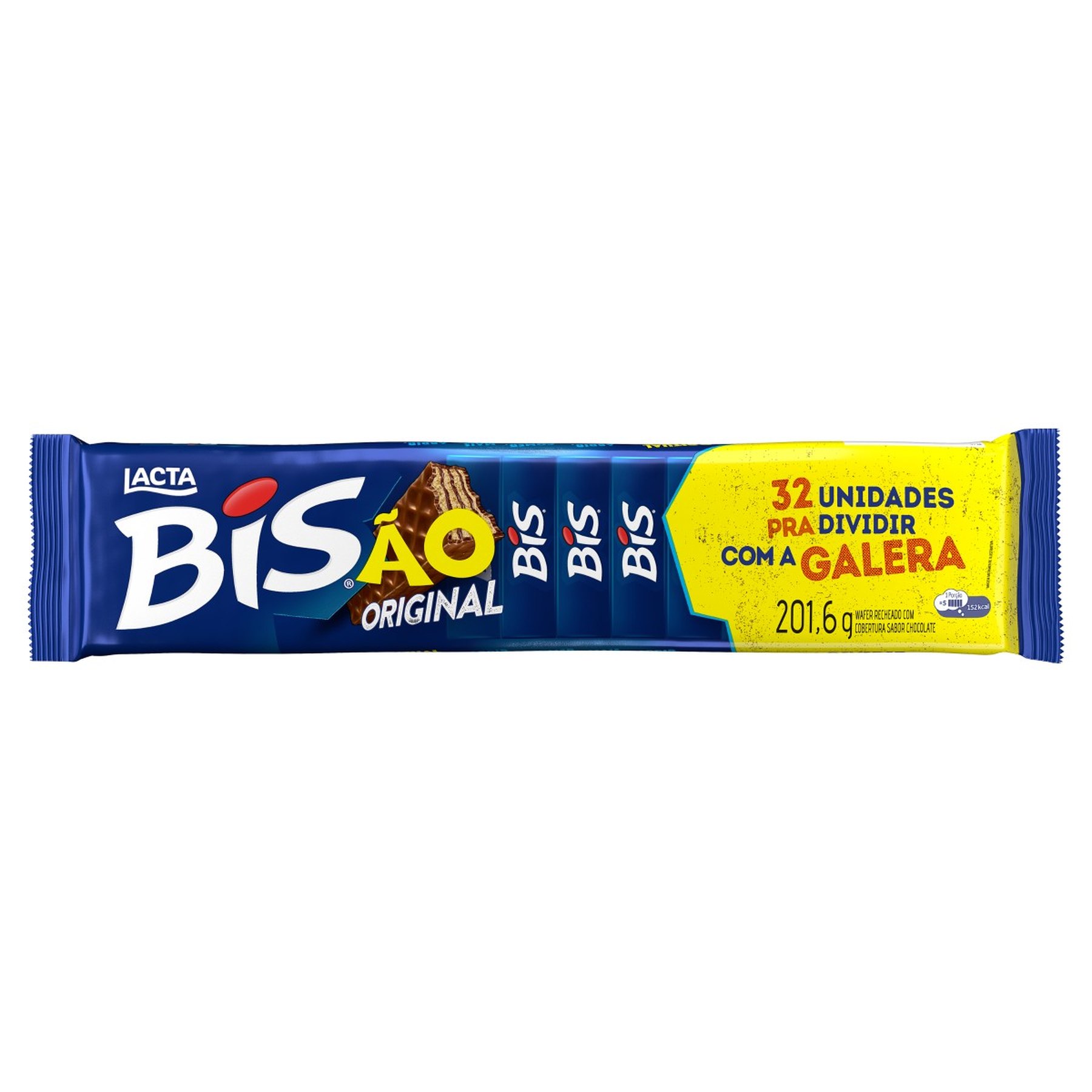 Wafer Bis Chocolate Original Lacta Pacote 201,6g