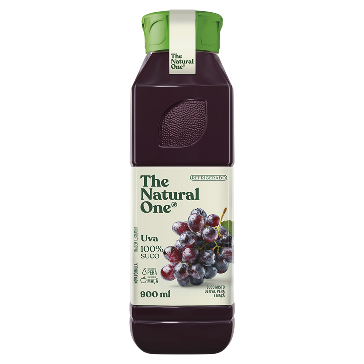 Suco Misto Uva, Pera e Ma&ccedil;&atilde; The Natural One Refrigerado Garrafa 900ml